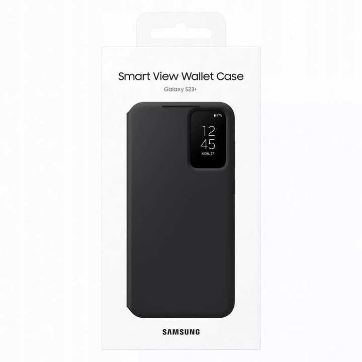 Etui Samsung Smart View Wallet Case czarne do Samsung Galaxy S23+