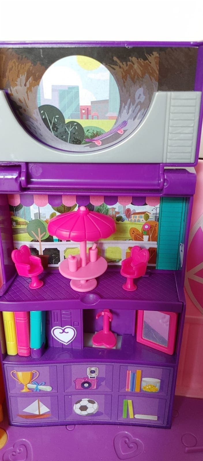 Polly Pocket pokoik domek pokój Mattel stan BDB