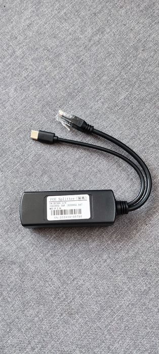 Rozdzielacz aktywny PoE, wyjściie 5V micro USB lub USB-C