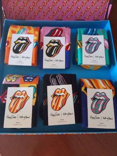 Meias Happy Socks - ROLLING STONES - edição limitada