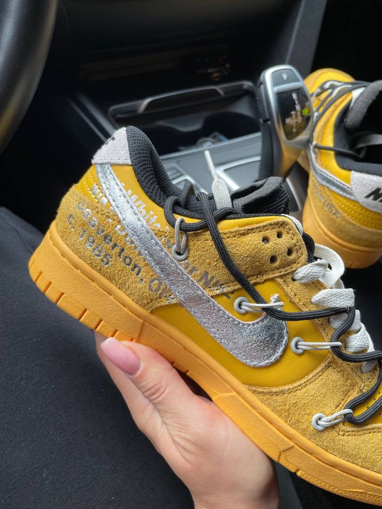 Sneakersy Nike Sb Dunk x Off White yellow