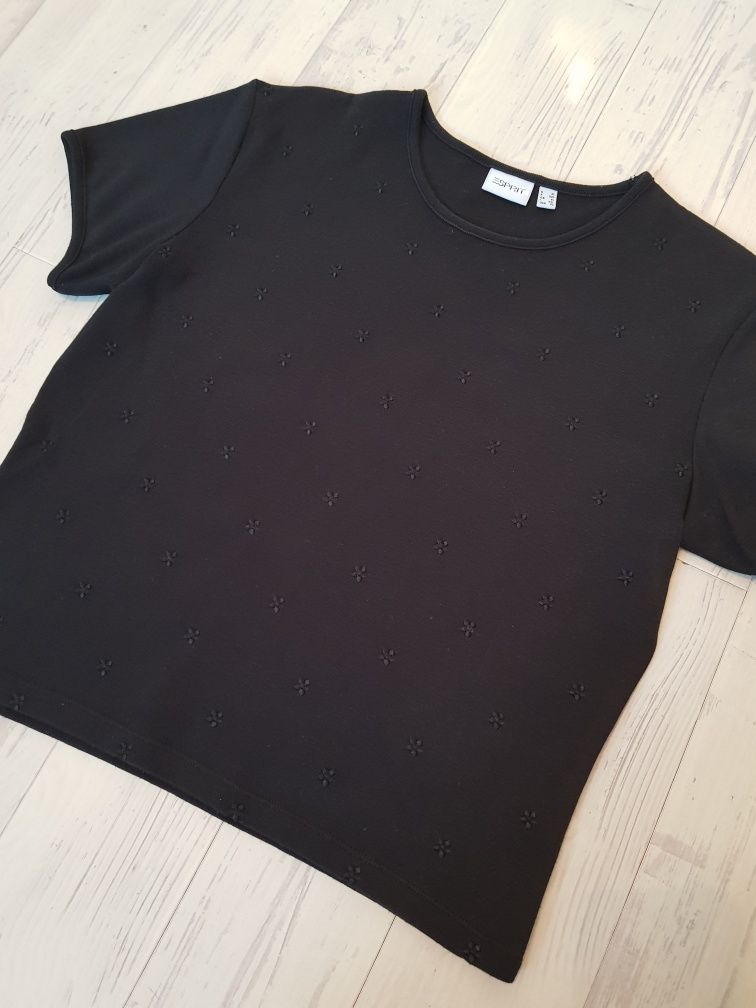 Czarny T-shirt marki ESPRIT rozm. L