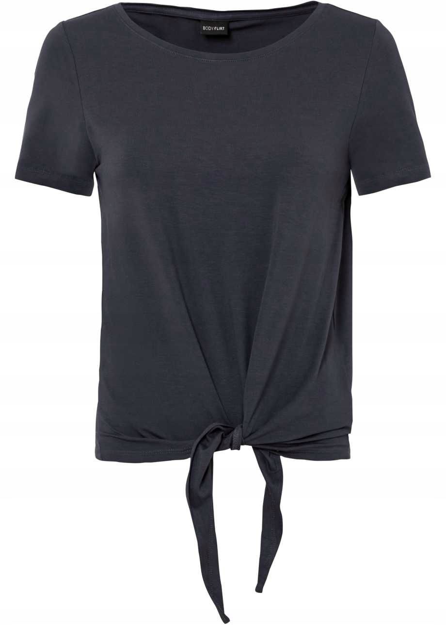 B.P.C t-shirt z wiskozy z wiązaniem r.40/42