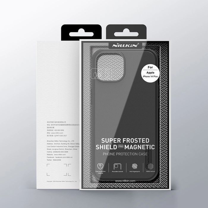Nillkin Super Frosted Shield Pro Magnetic etui iPhone 14 Plus MagSafe