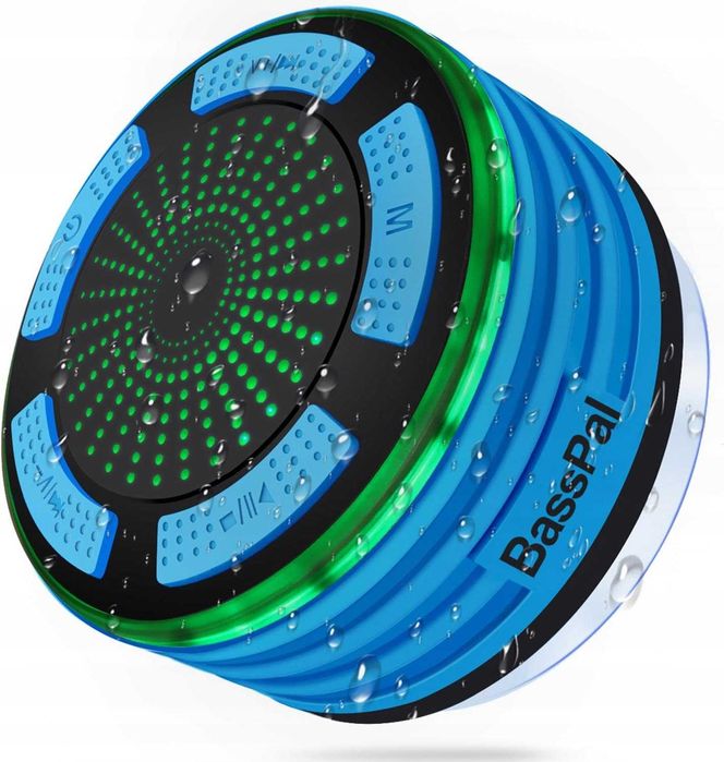 Expower Wodoodporny Głośnik Bluetooth z Przyssawką do prysznica 5W LED