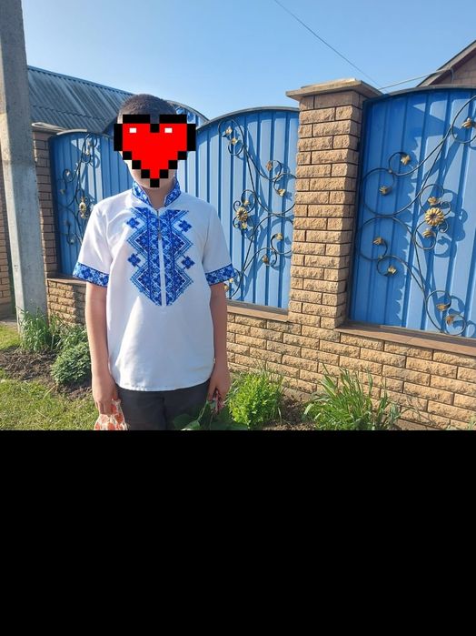 Сорочка вишита чеським бісером