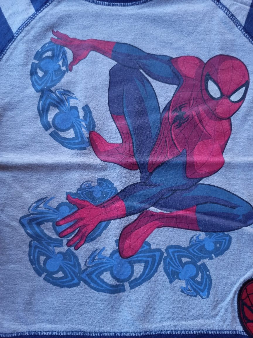 104 Smyk Spiderman Marvel bluza bluzka koszulka chłopiec długi rękaw