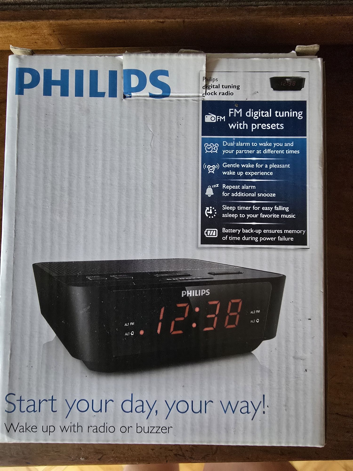 radio radyjko radiobudzik philips