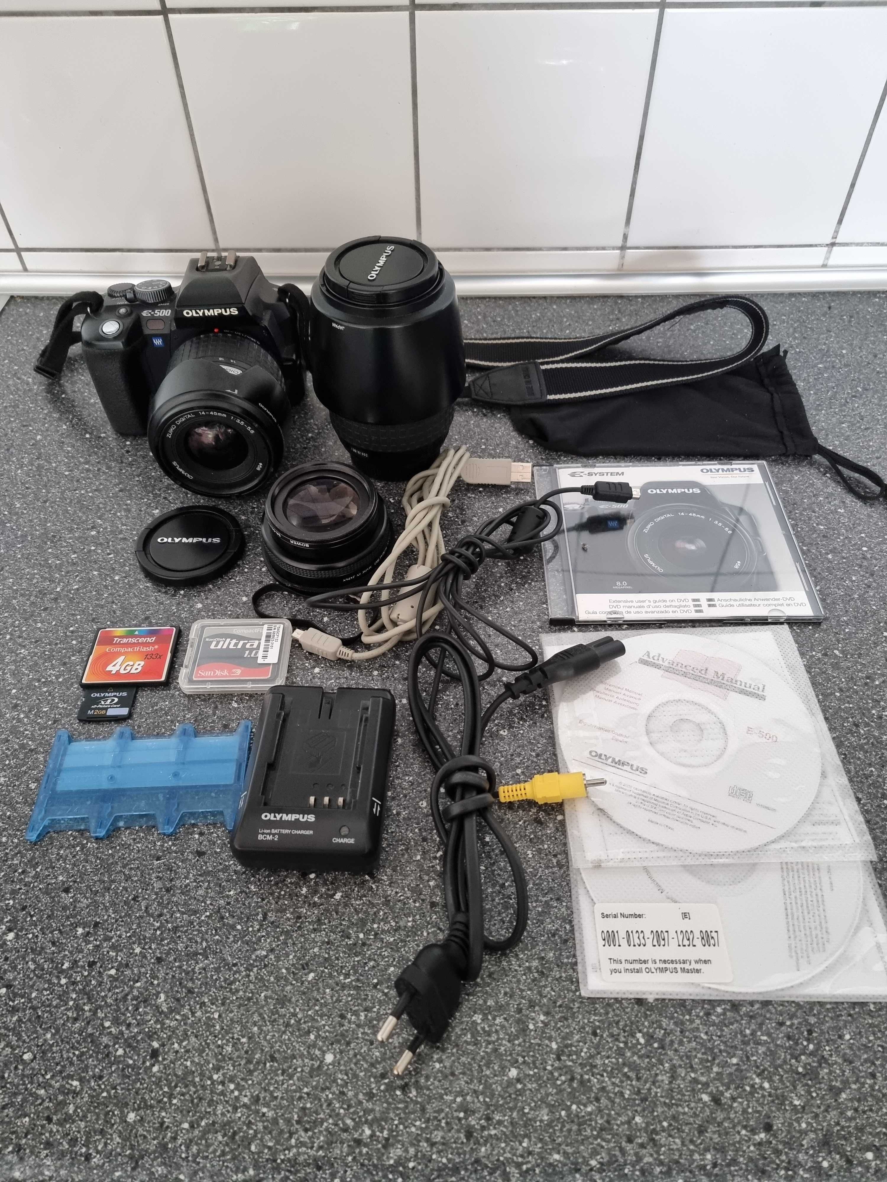 Aparat E500 + dodatki