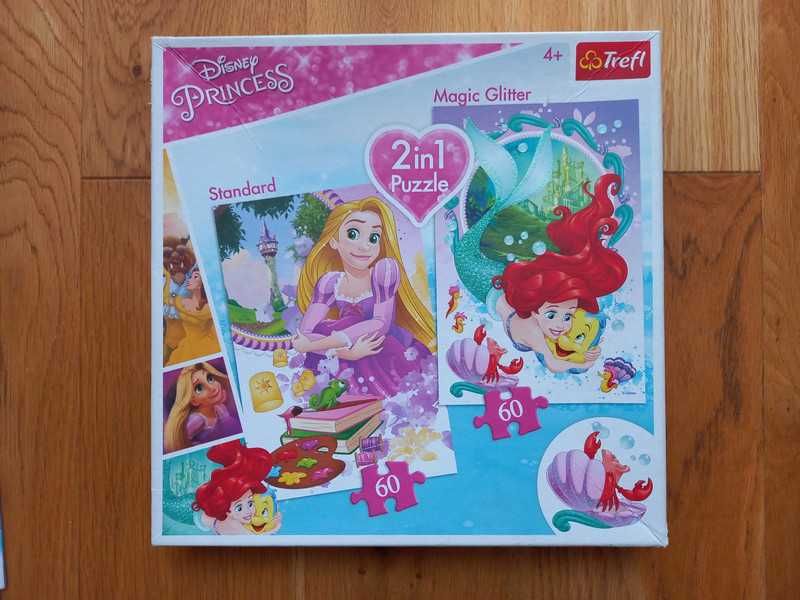 2 w 1 Puzzle Trefl "Disney" - 2x60 elementów