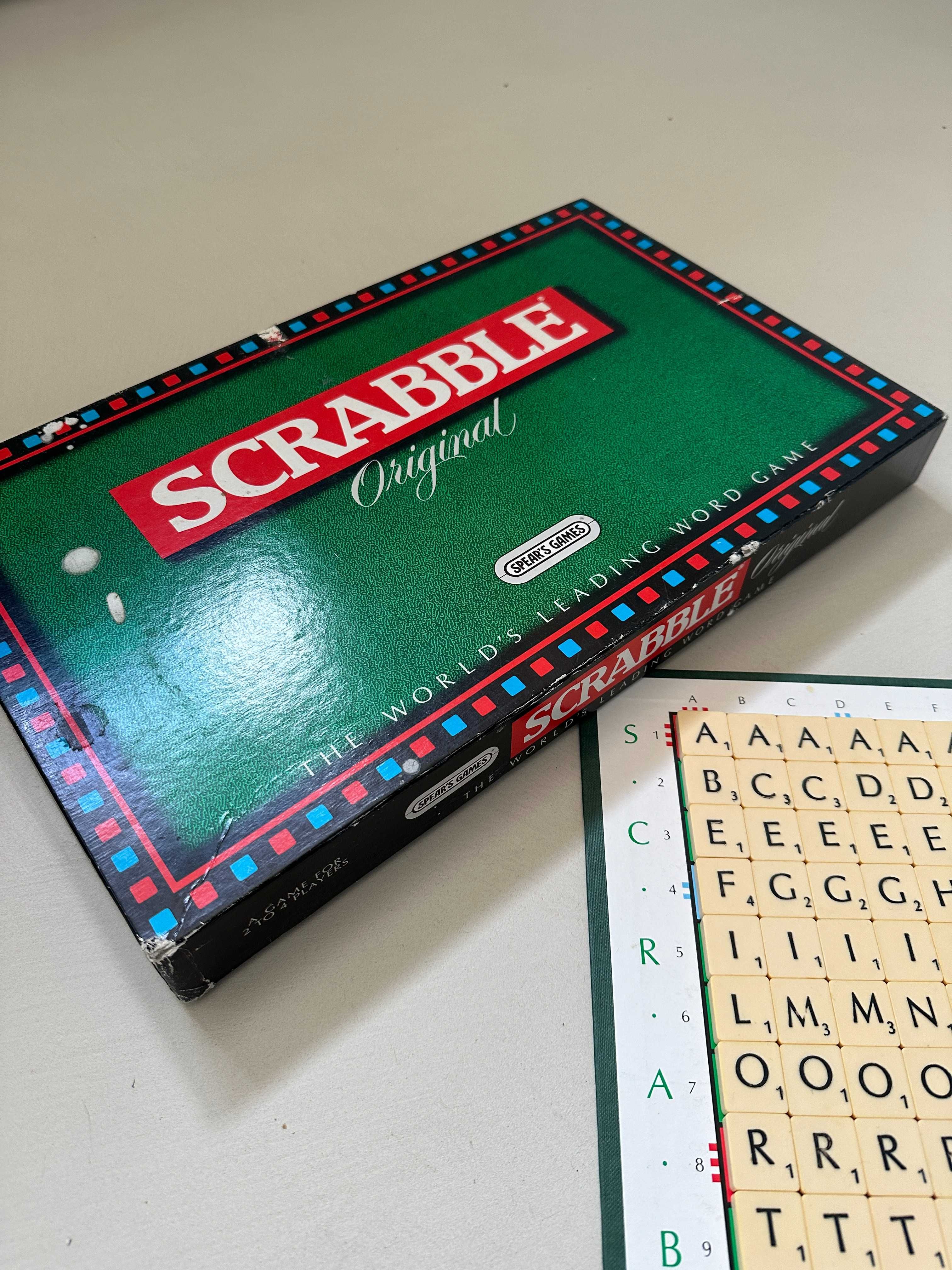 Scrabble Orignal z 1988r. wersja angielska, kompletne, idealny stan!