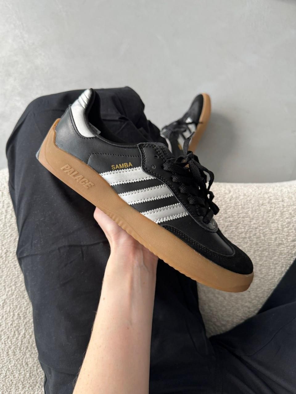 Кроссовки Adidas Puig Samba Palace Black White