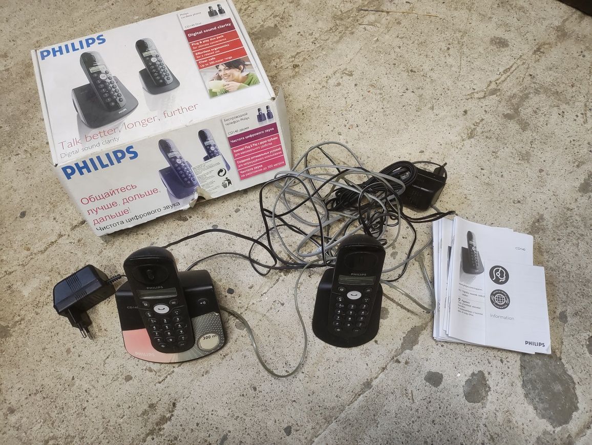 Telefon stacjonarny Philips CD140 duo