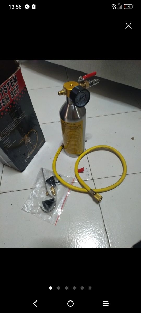 Kit limpeza ar condicionado automóvel