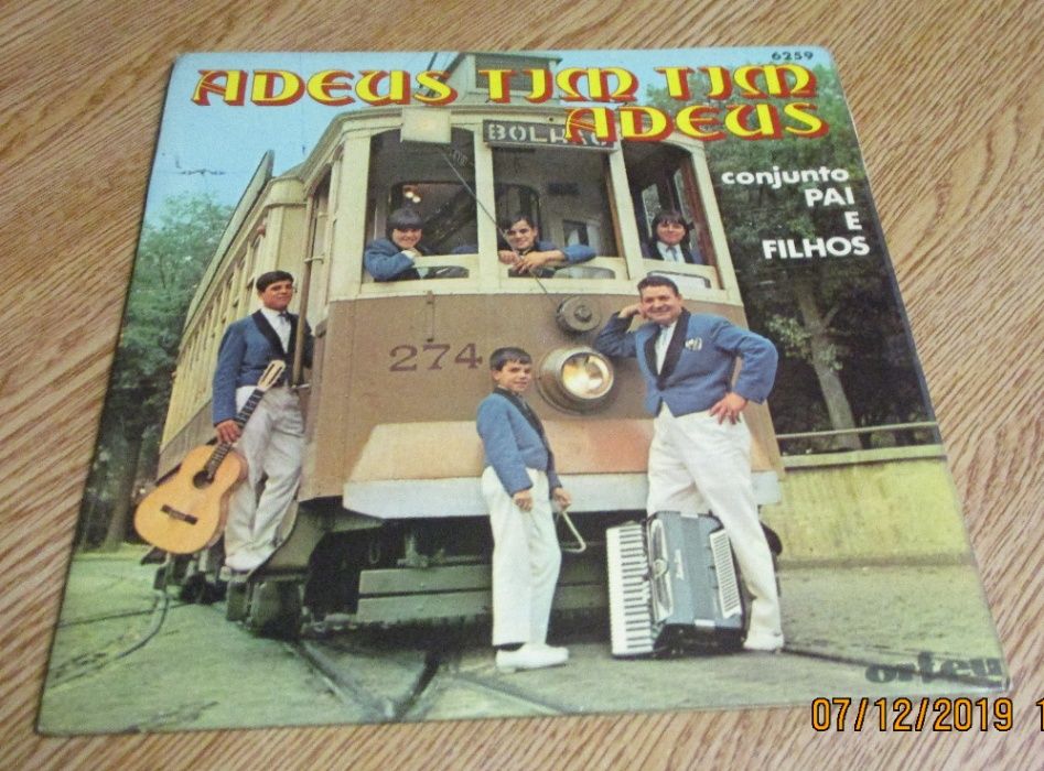 Disco vinil EP Conjunto Pai e Filhos