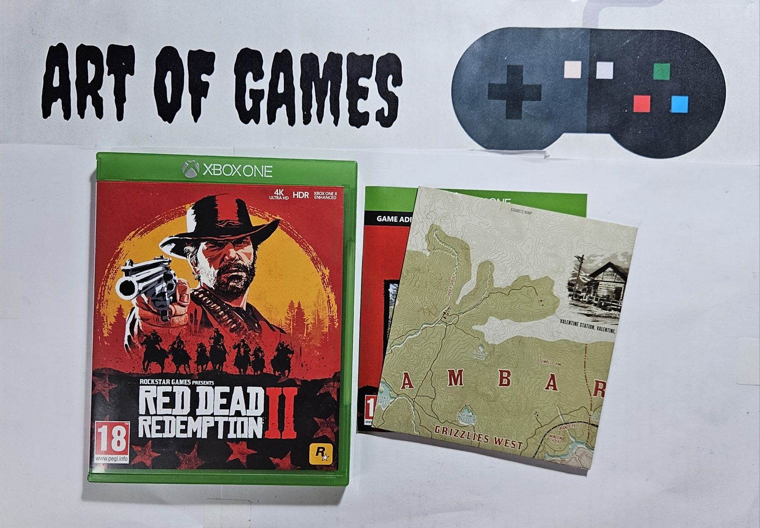 Gra Red Dead Redemption 2 PL Xbox One Komplet Mapa Ideał