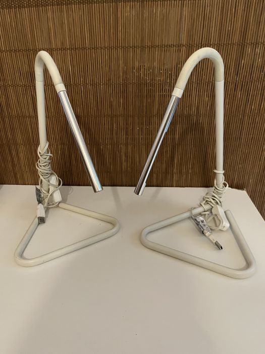 Candeeiros de tecto e mesa led aço inoxidavel