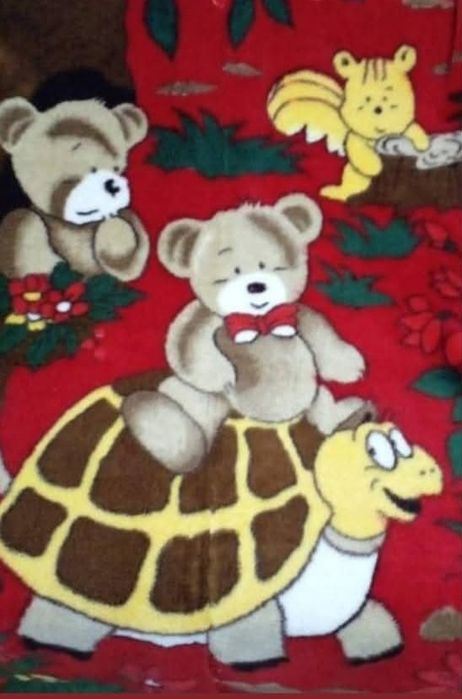 Пледы  детские  велюровые