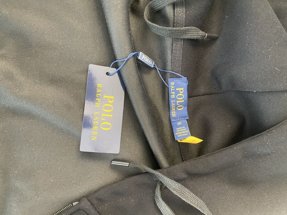 Czarna zapinana bluza polo ralph lauren