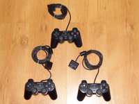 Oryginalny przewodowy pad firmy Sony na konsole PlayStation 2