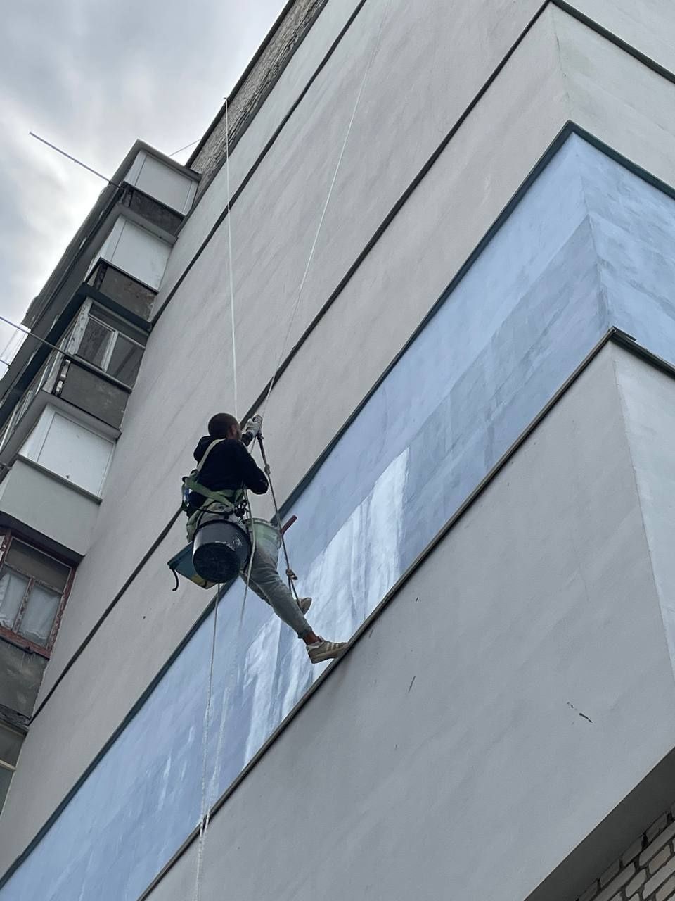 Утеплення фасадів багатоповерхових будинків.