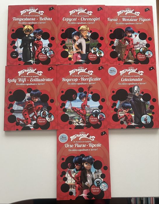 Colecao de livros As aventuras da Lady Bug