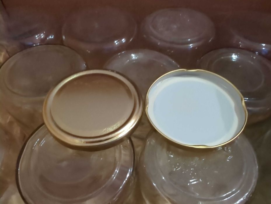 Słoiki na przetwory 900ml. Komplet 16szt. z nowymi pokrywkami
