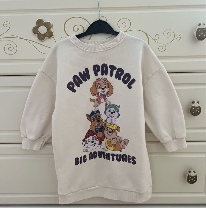 Сукня тепла платье туника Zara 18-24 98