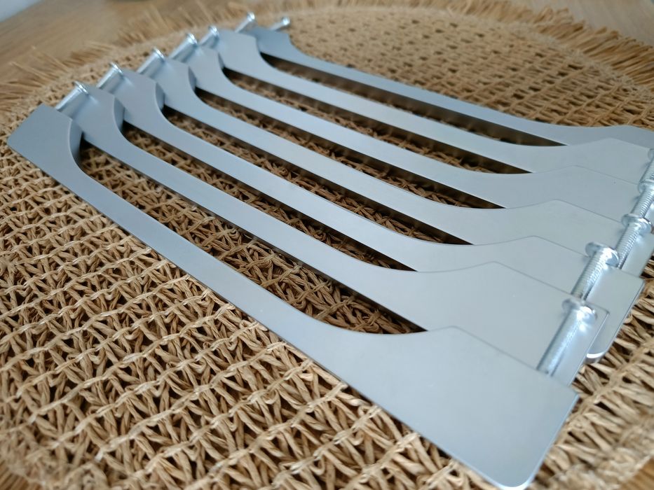 Uchwyty meblowe szuflady szafki jak nowe 7 sztuk Polecam