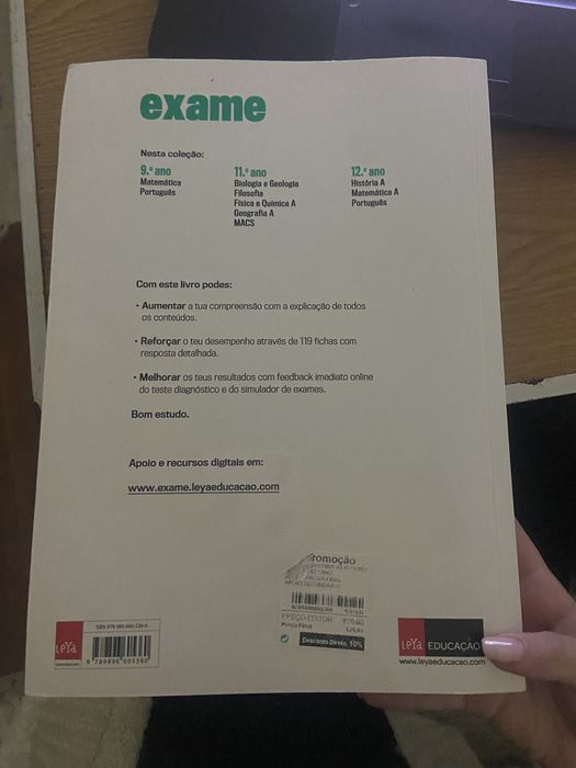 Livro de preparação para exame de Português