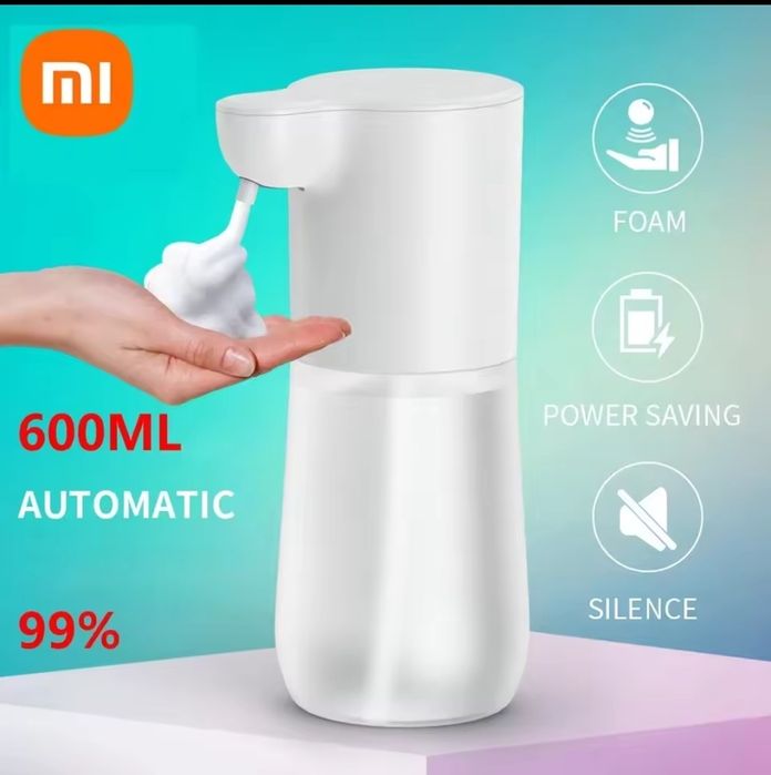 Automatyczny dozownik do mydła w piance Xiaomi 600ml, 2000mAh USB-C