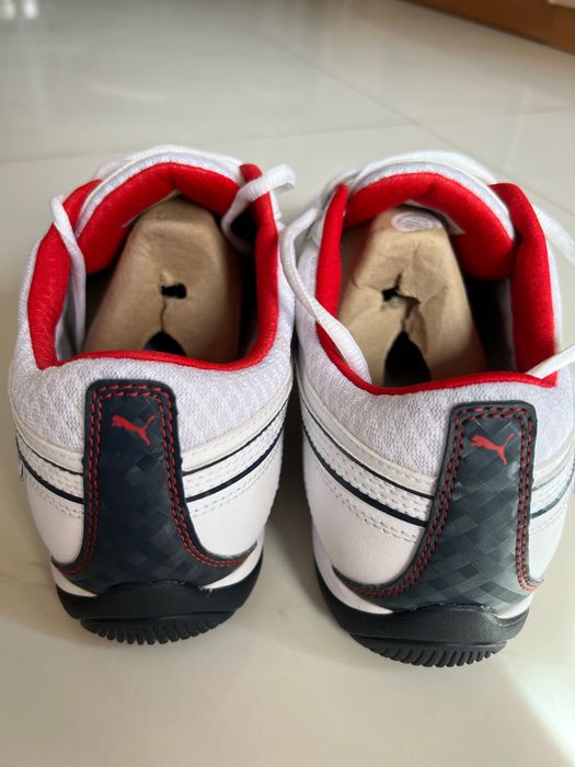 Puma кроссовки кожаные белые