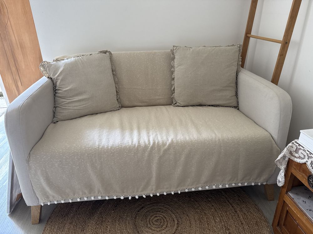 Sofá ikea Linanas 2 lugares bege