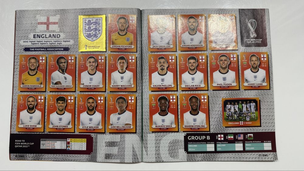 Album Panini Qatar 2022 mistrzostwa swiata kompletny