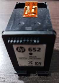 oryginalny HP 652 czarny pusty wyjęty w marcu 2024