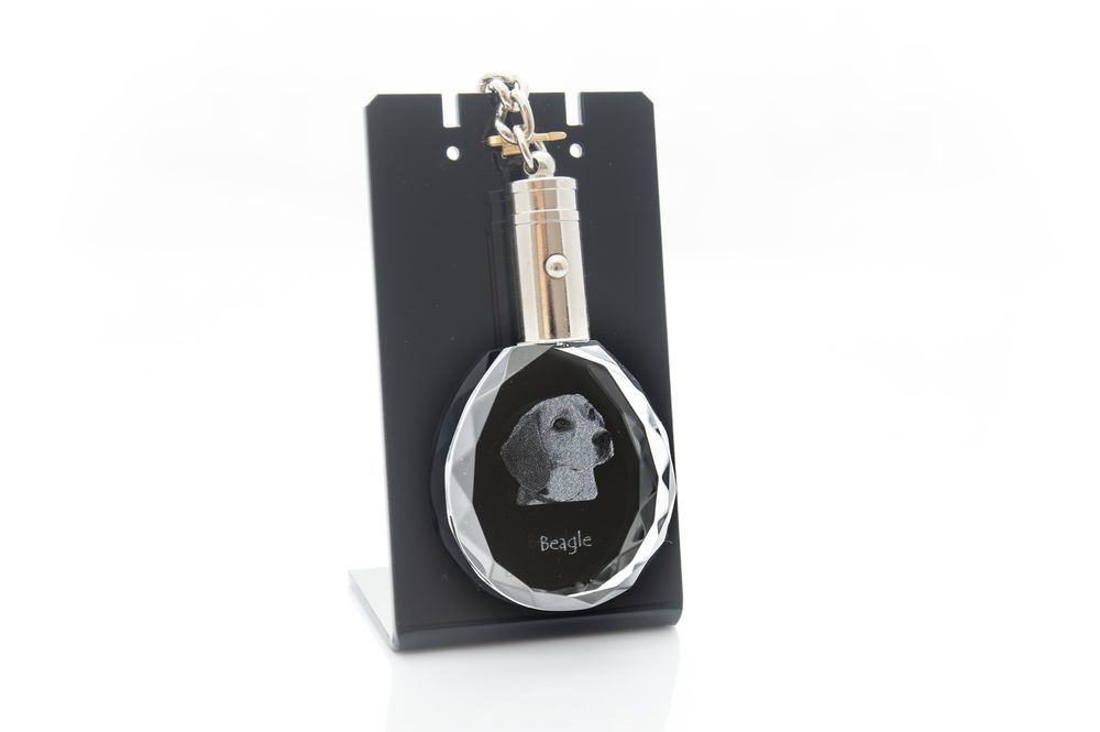 Beagle brelok do kluczy owalny z koniem Art-Dog
