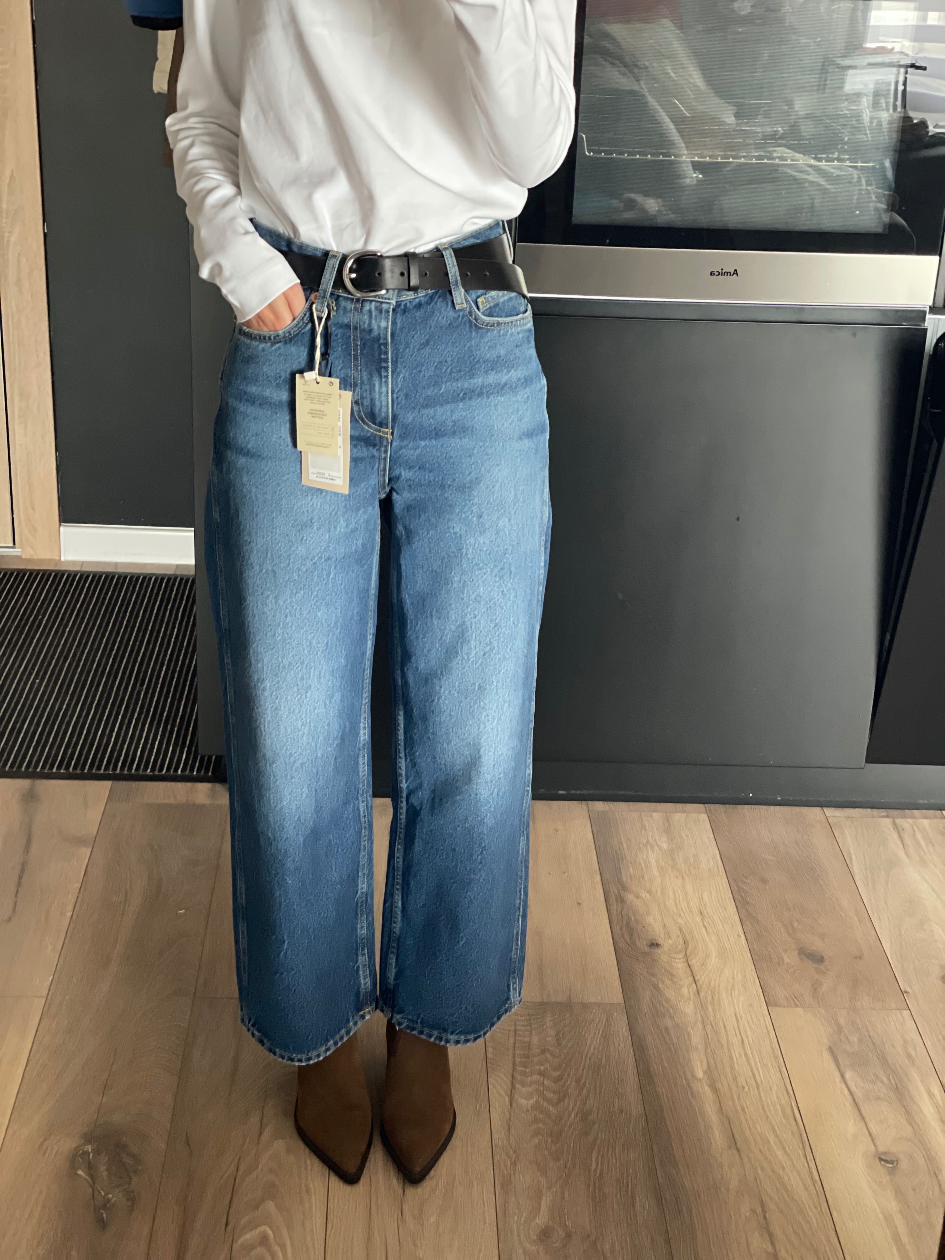 Широкі джинси Mango, розмір 34
