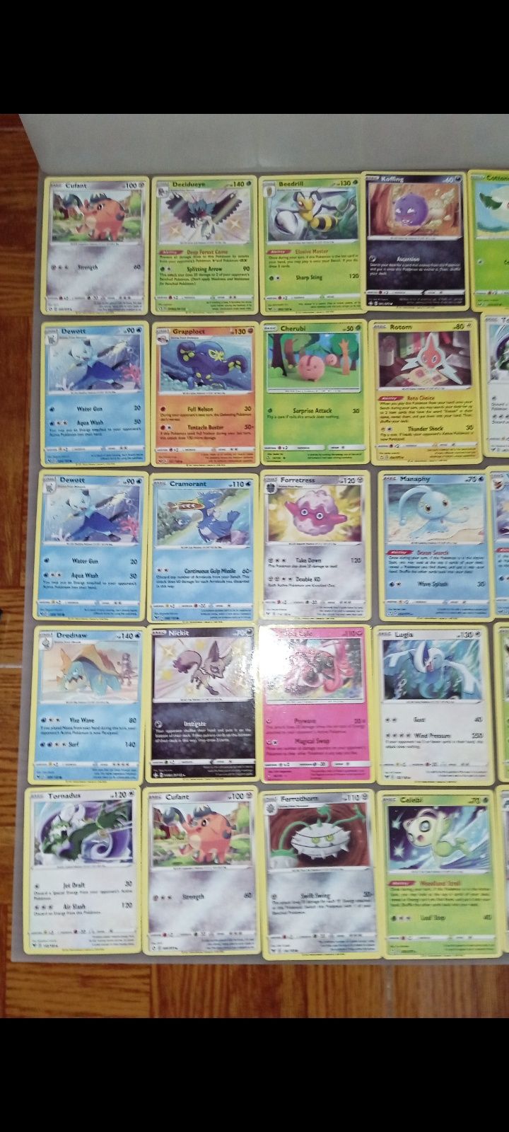 Cartas Pokémon (mais de 60 cartas)