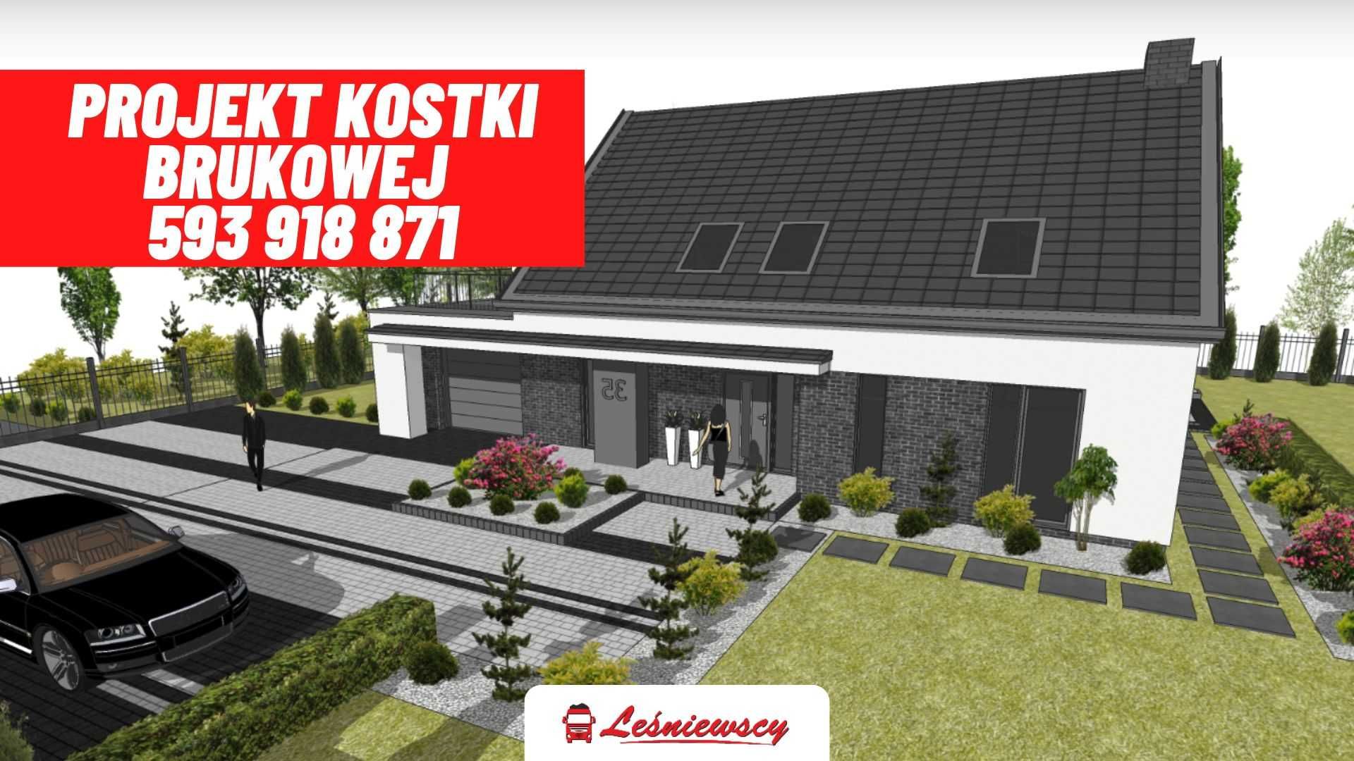 Kostka brukowa na taras, chodnik, schody 4cm płukana Polbruk-WESTA