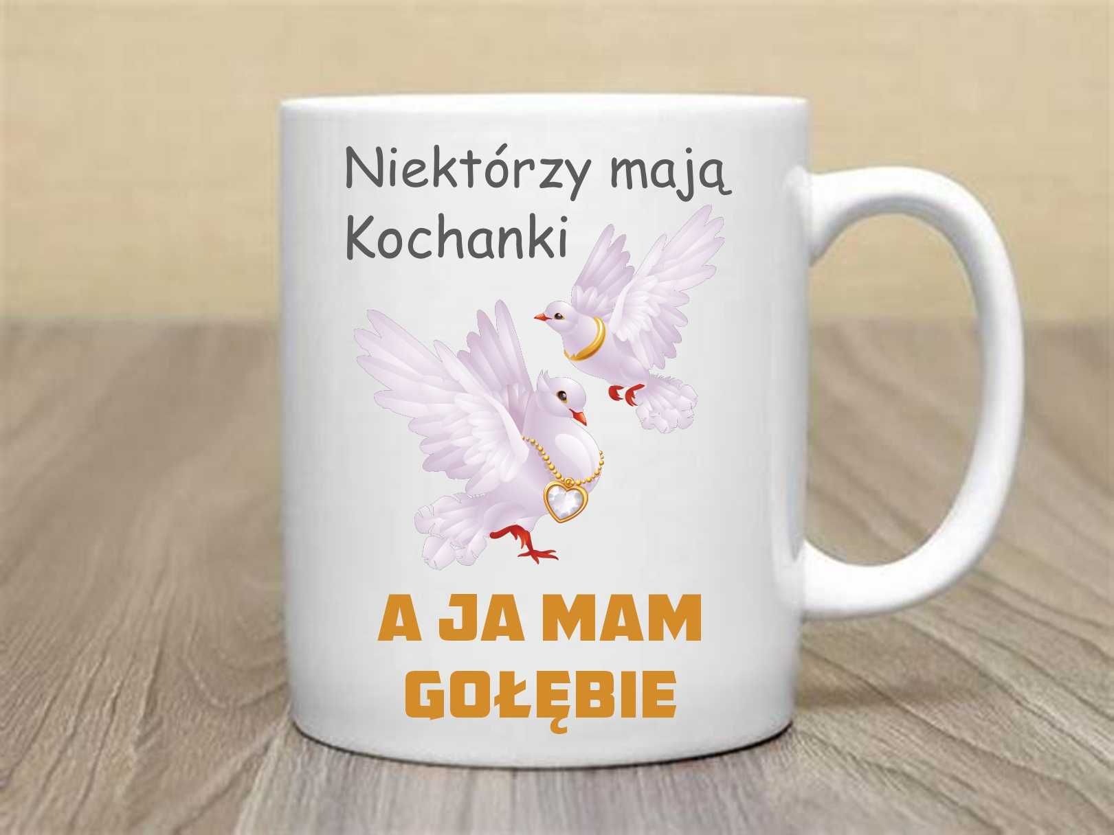 Kubek z nadrukiem dla gołębiarzy śmieszny nadruk różne wzory prezent