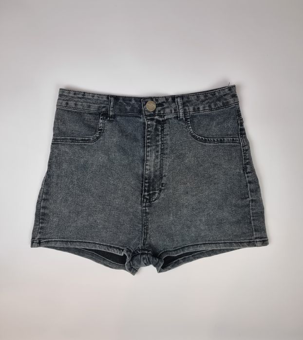 Krótkie spodenki szorty jeansowe szare rozmiar M Sinsay