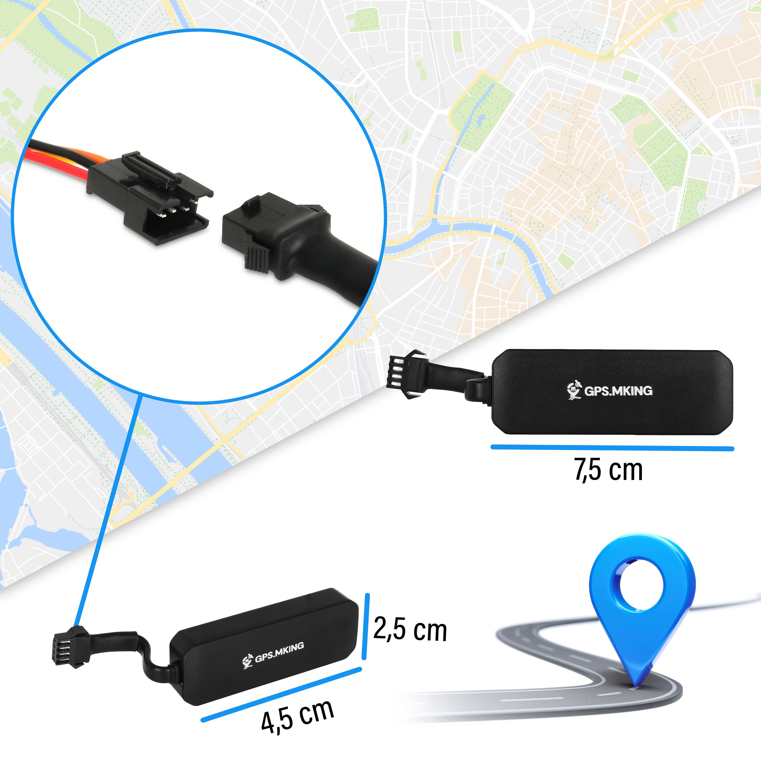 Lokalizator GPS  aplikacja śledzenie MKX10
