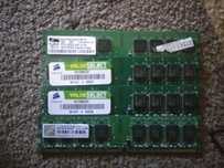 4 плашки памяти на 1 Гб ddr2 для компьютера