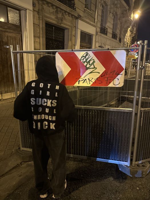 Худи Enfants Riches Deprimes ERD goth girl su di balenciaga archive