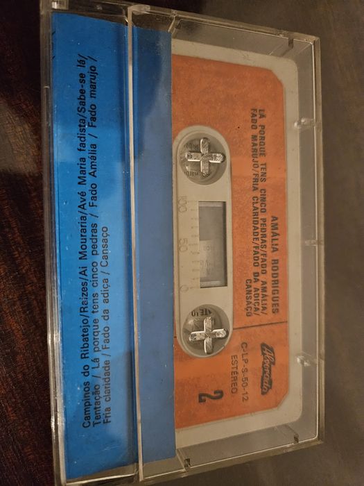 Cassete muito antiga de Amália Rodrigues