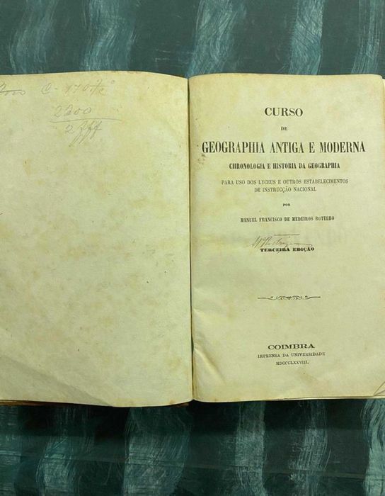 Curso de Geographia Antiga e Moderna – Manuel de Medeiros Botelho
