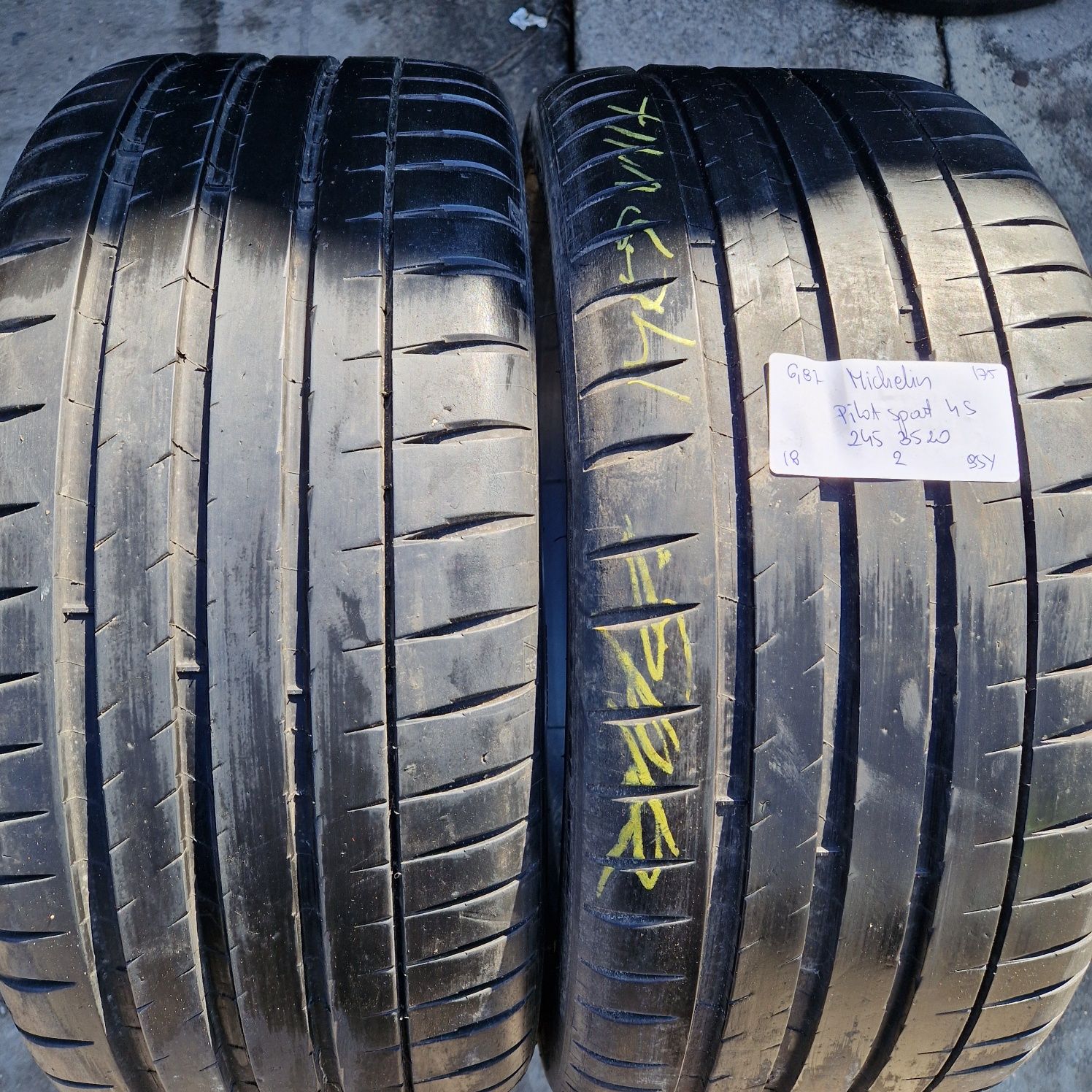 245/35/20 245/35R20 Michelin 2018 lato