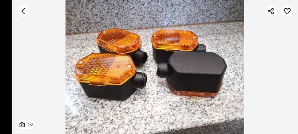 Kierunkowskazy mz etz simson S51 sr50 prostokątne