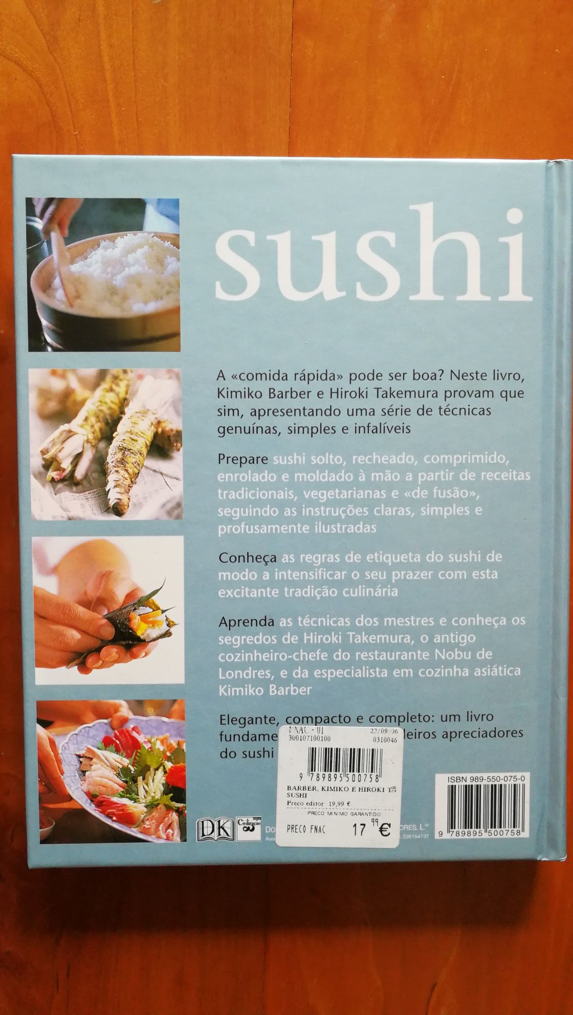 NOVOS l Livros Sushi e Petiscos