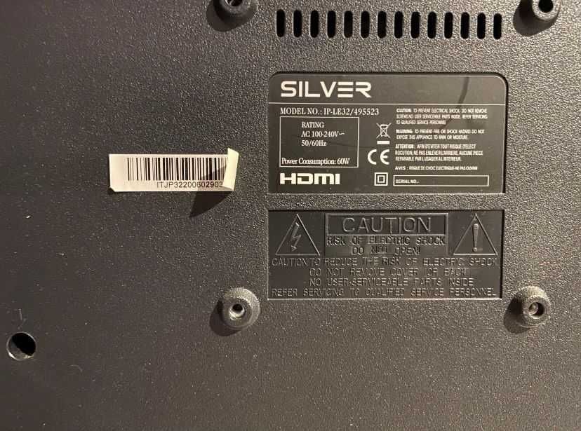 TV Silver 32" "Nova"